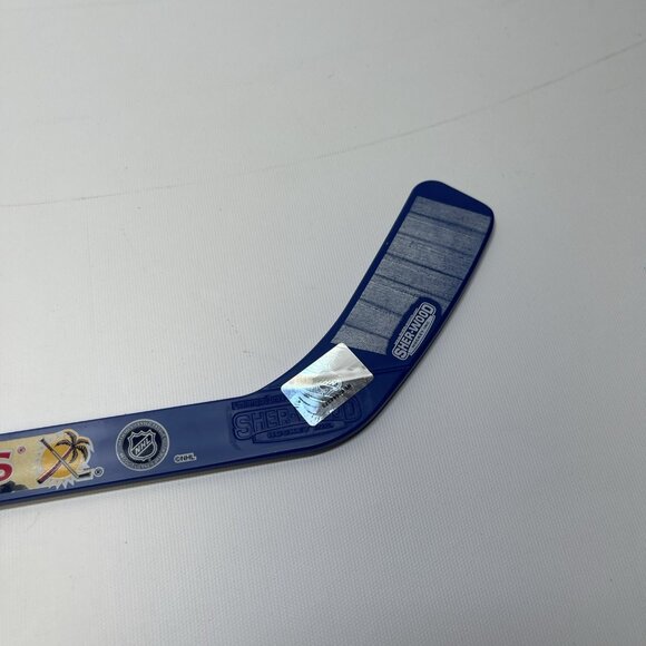 NHL Officially Florida Panthers Mini Hockey Stick USA Made Blue Sher-Wood NEW - Picture 3 of 6
